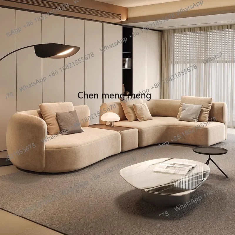 P32 Minimalist sofa large apartment living room special-shaped corner fabric, modular combination sofa