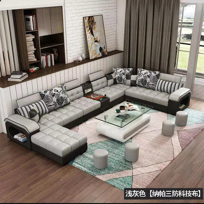 Luxury Minimalist Sofa Multifonction Sectional Storage Massage Sofa Modern Living Room Muebles Para El Hogar Home Furniture
