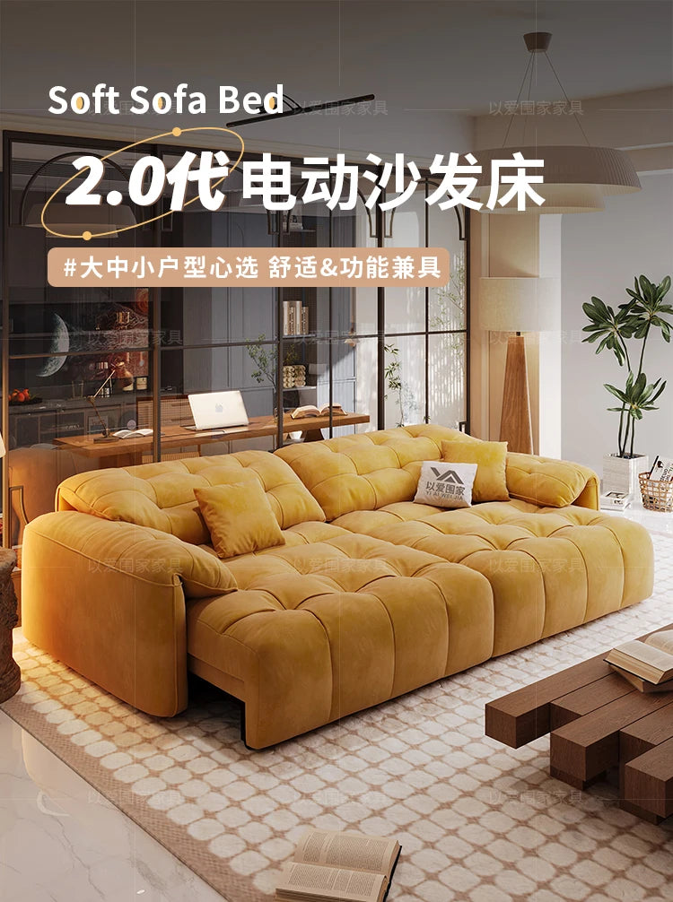 Luxury Living Room Sofas Large European Nordic Electric Modern Foldable Puffs Couch Bed Chaise Designer Divani Home Furniture