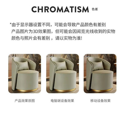 Custom.Light Luxury Modern Single Sofa Chair Hotel Sales Office Reception Beauty Salon Balcony Leisure Negotiation Table and