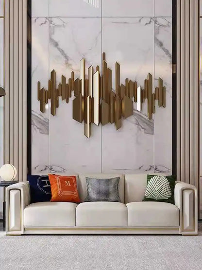 Hong Kong-style light luxury leather s ofa high-end leather sofa villa large apartment corner sofa combination so fa