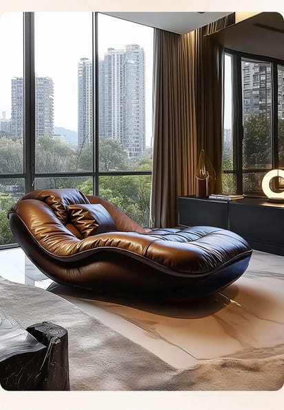 CSofa Lazy Chair High-end leather reclining reclining reclining chair in master bedroom C6601