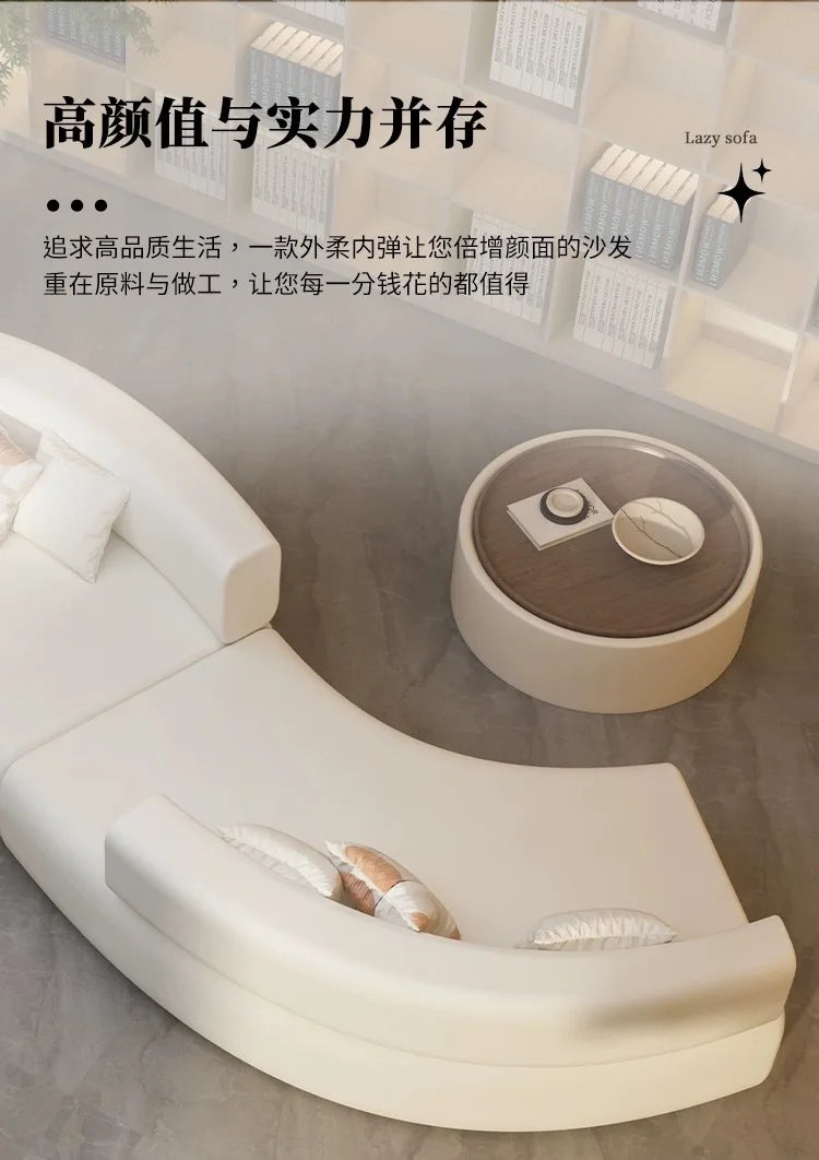 Modern curved special-shaped sofa double-sided S-shaped sofa creative lobby reception hotel