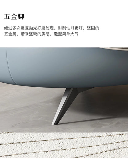 Modern curved sofa living room deck chair hotel homestay leisure beauty couch