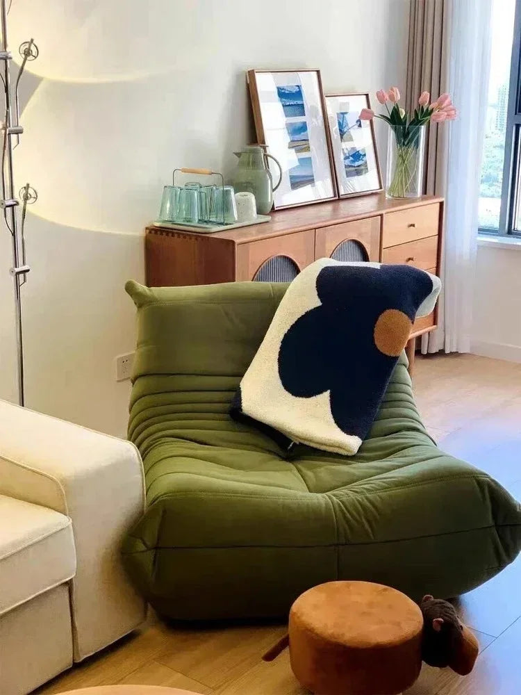 Lazy sofa, reclining or sleeping, living room tatami, bean bag sofa, single person small sofa, living room leisure sofa chair