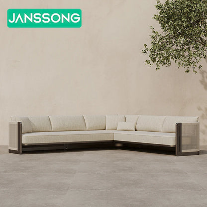 Hotel Garden Sofa Resort Rope Outdoor Sofa Villa Courtyard Garden Set Modern Outdoor Furniture Set Patio Furniture Set