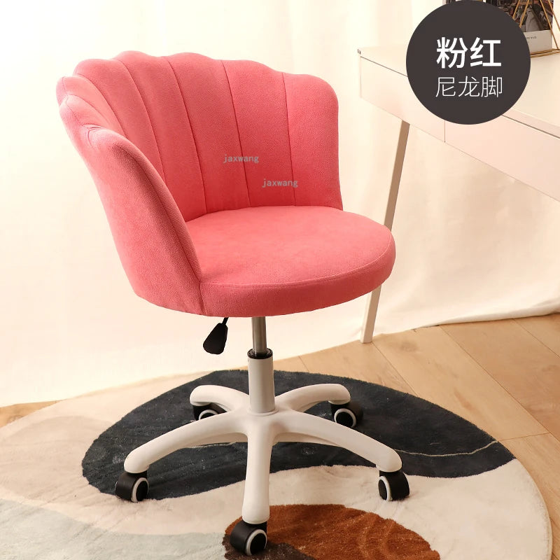 Nordic Leisure Backrest Computer Chair Luxury Bedroom Armchair Modern Office Chair Living Room Furniture Swivel Chair L K