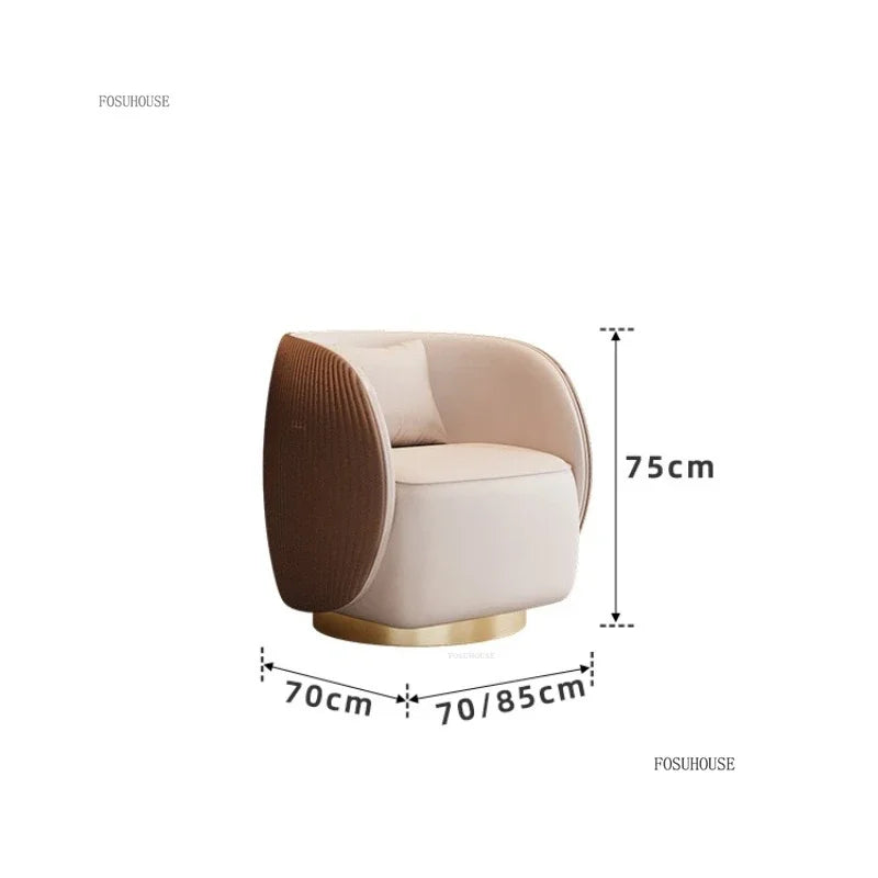 Nordic Designer Armchairs Hotel Lobby Negotiation Chair Living Room Chairs Home Furniture Luxury Conference Chair