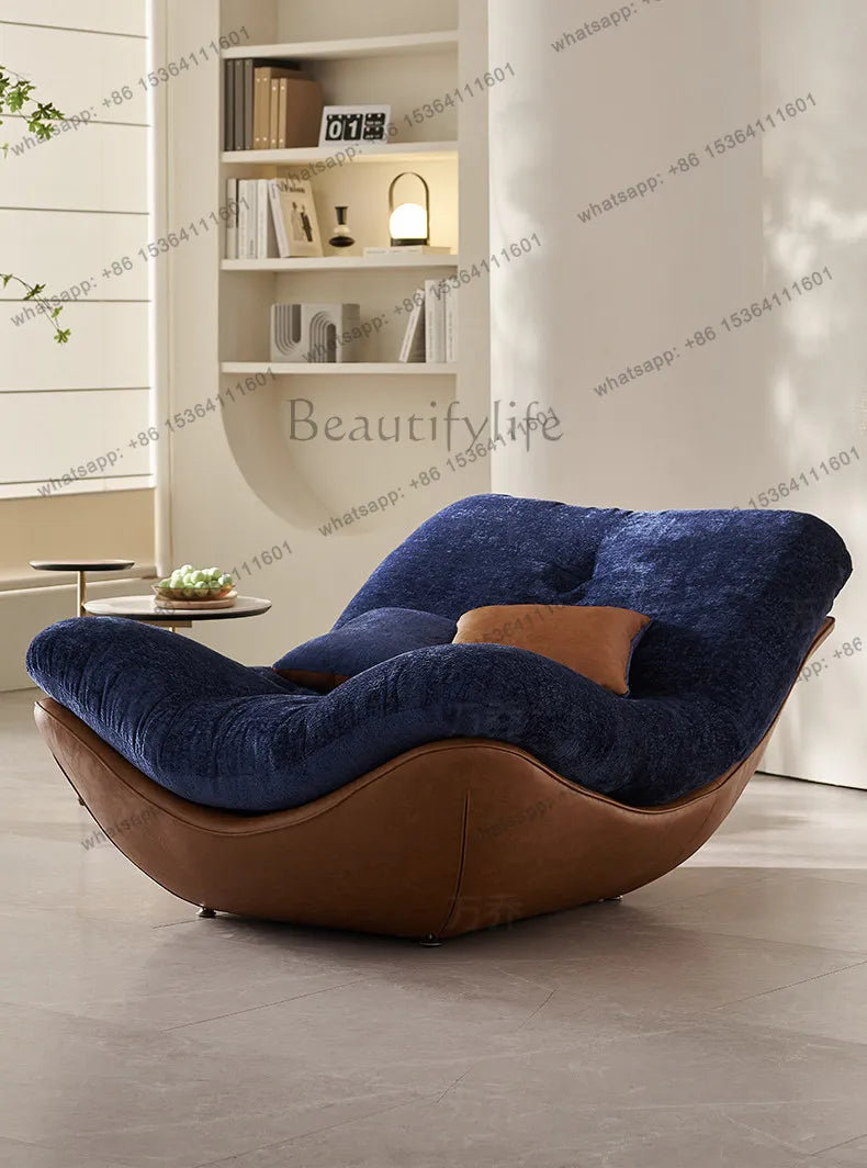 Italian light luxury lazy sofa chair Nordic modern simple style home design leisure chair