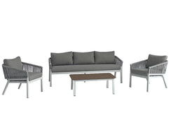 4pcs Outdoor Sofa Set Living Room Hotel Villa Park Courtyard Apartment Farmhouse-Versatile Outdoor Furniture