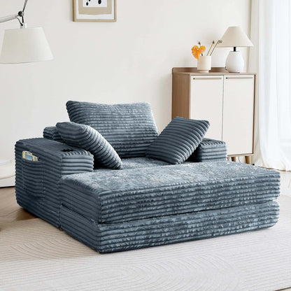 Small Apartment Living Room Designer Lamb Fleece Fabric Sectional Sofa Set Stylish Ancient Middle Module Combination Vacuum