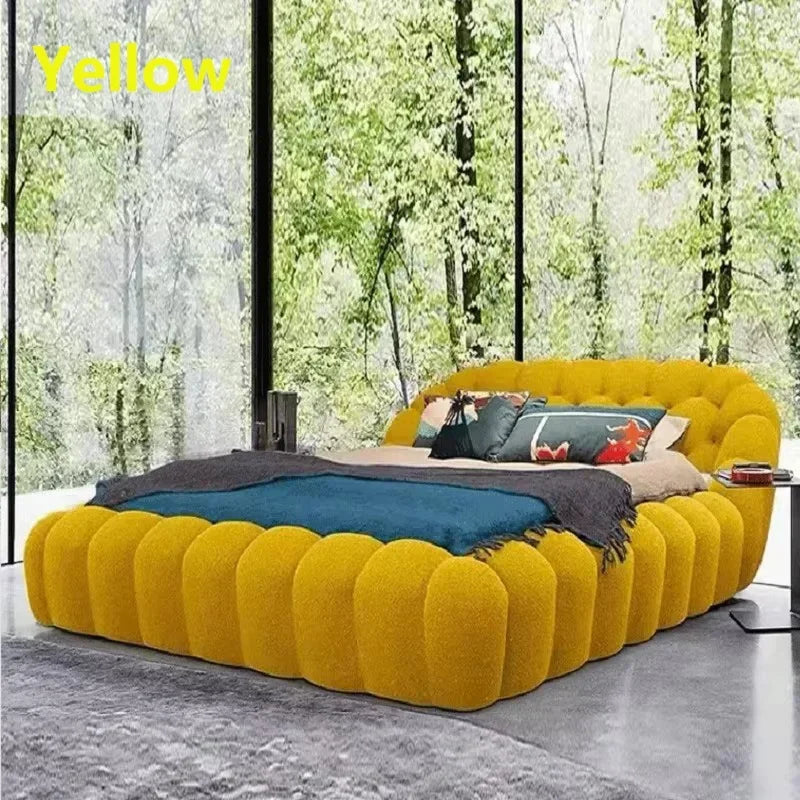 Double Modern Bed Bedroom Girls Design Sex Multifunctional Beauty Bed Sun Sleeping Princess Portable Beliche Trendy Furniture