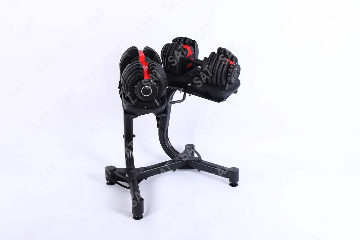 l Adjustable Dumbbell Bracket Metal Old Weight Bracket Storage Bracket with Wheels Dumbbell Weight Household
