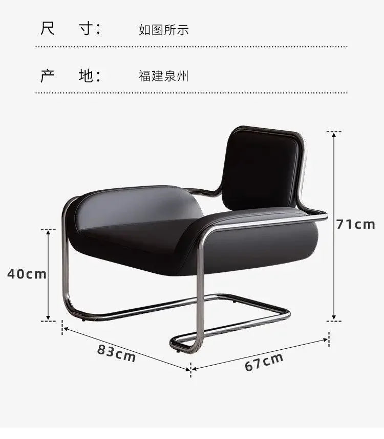 Special-shaped convex chair creative B & B hotel reception leisure single sofa chair