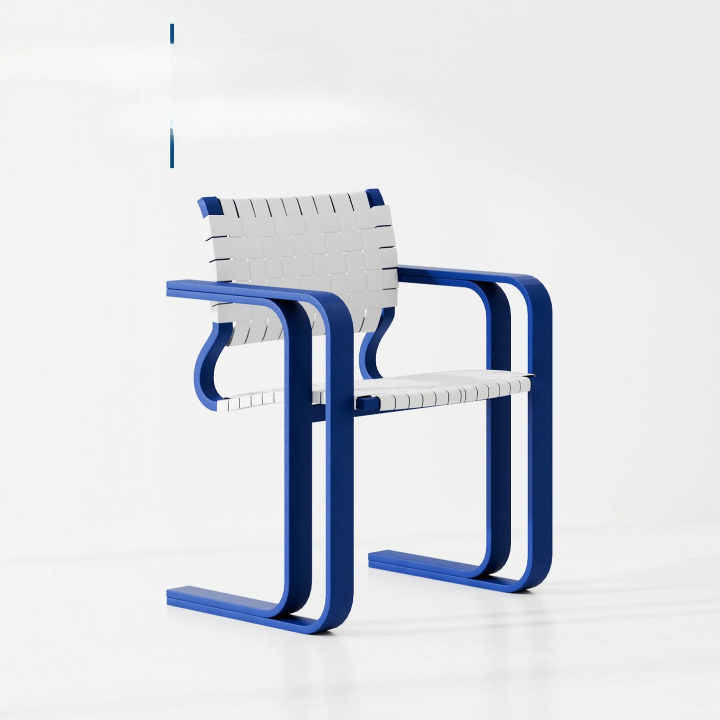 Woven chair retro solid wood designer single chair antique creative restaurant chair