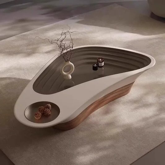 Large Hardcover Coffee Tables Modern Simple Clear Floor Design Coffe Table Nordic Center Tavolino Da Salotto Home Furniture