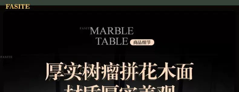 Premium European-style combination dining table and chairs all solid wood flower villa large-sized restaurant