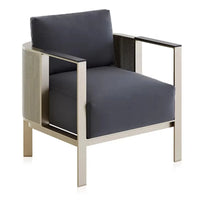 Modern Aluminum Garden Sofa Set - Durable and eco-friendly outdoor furniture with optional PE rattan frame