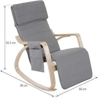 Modern Swivel Recliner Rocking Chair with Adjustable Footrest for Living Roompromote sales