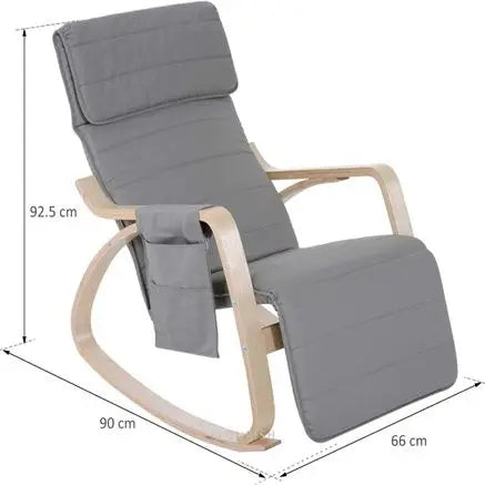 Modern Swivel Recliner Rocking Chair with Adjustable Footrest for Living Roompromote sales