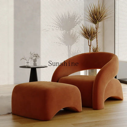 Nordic design single sofa modern minimalist light luxury living room balcony leisure tiger chair  FT