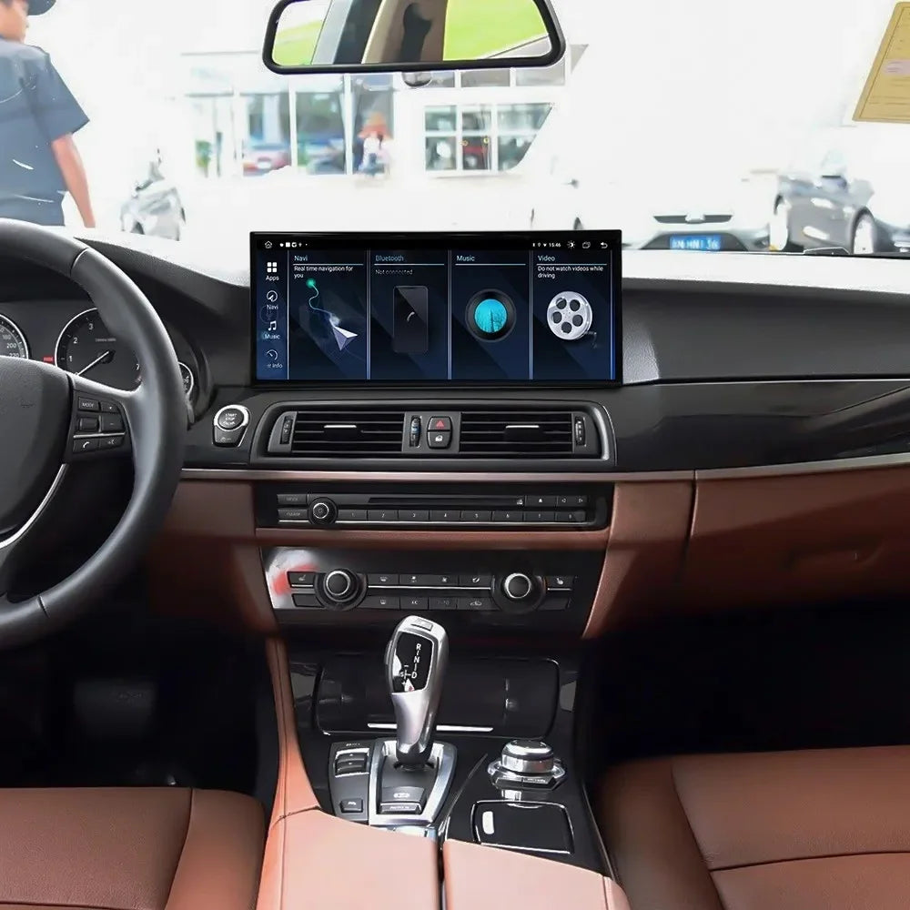 15.8" Qualcomm Android 13 Car Radio For BMW 5 Series GT F07 2011-2017 CIC/NBT Touch Screen Multimedia Player GPS Navigation BT