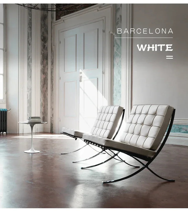 Nordic Single Barcelona Designer Star Same Leisure Simple High-end Luxury Leisure Chair Recliner Chair Modern Single Sofa Chair