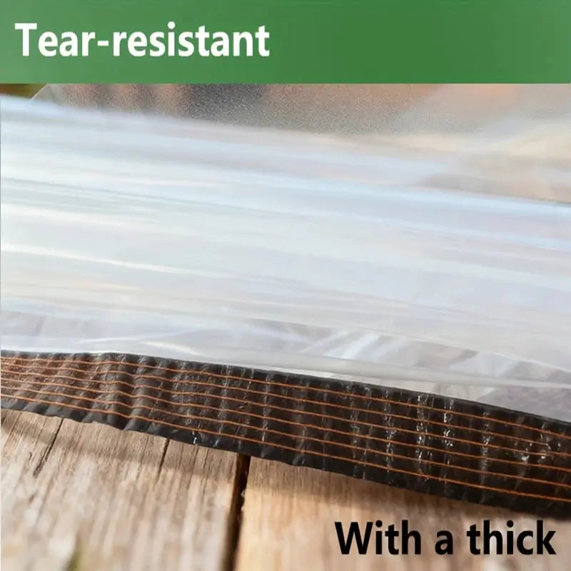 Transparent PVC Waterproof Cloth for Garden Plant Thermal Protection Rainproof Balcony Window Clear Sunshade Canopy