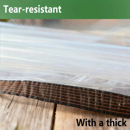 Transparent PVC Waterproof Cloth for Garden Plant Thermal Protection Rainproof Balcony Window Clear Sunshade Canopy