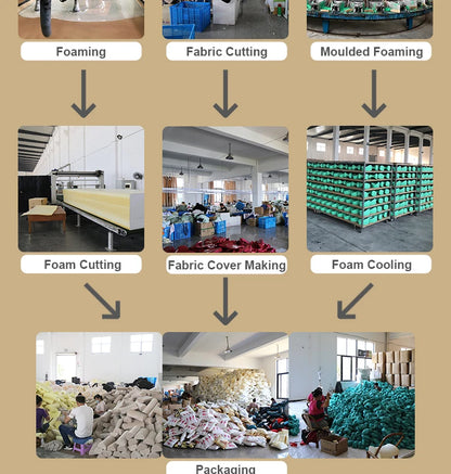 OEM/ODM Compression Sealed Vacuum Package Living Room Bedroom Memory Foam Lazy Sofa Bean Bag Couch