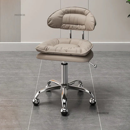 Italian Professional Barber Chairs for Beauty Salon Furniture Barber Chair Minimalist Lift Backrest Salon Chair for Hair Stylist