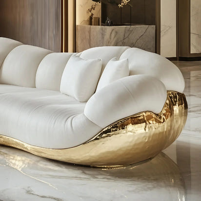 Sofa, comfort, artistic aesthetics, sofa villa, Italian light luxury