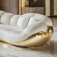Sofa, comfort, artistic aesthetics, sofa villa, Italian light luxury