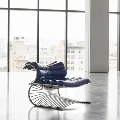 Metal chair designer leisure chair Nordic light luxury modern simple single sofa