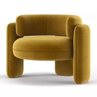 Light luxury fabric single sofa chair modern simple tiger chair