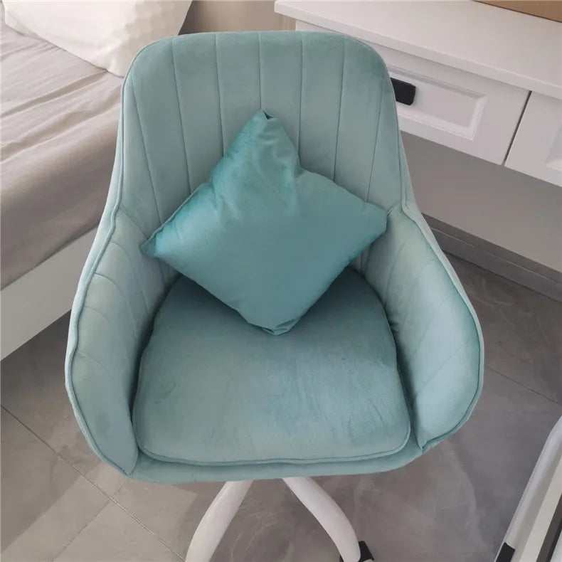 Lift Swivel Office Chairs Bedroom Home Armrest Backrest Leisure Computer Chair Student Dormitory Comfortable Learning Desk Chair