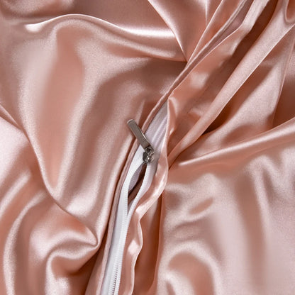 100% Mulberry Silk King Bedding Sets Duvet Cover with Pillowcase Comfortable Bed Sets Linen Sheet Silky Bed Cover Sets