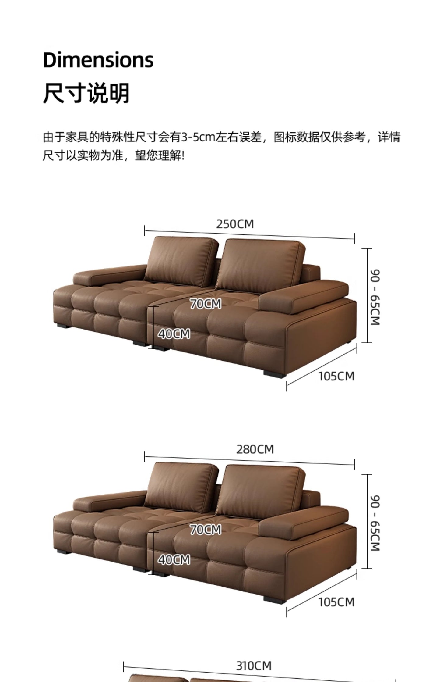 Modern Minimalist New Leather Living Room Lawrence Italian Light Luxury Straight L Shaped Sectional Lazy Soft Tatami Lounge Sofa