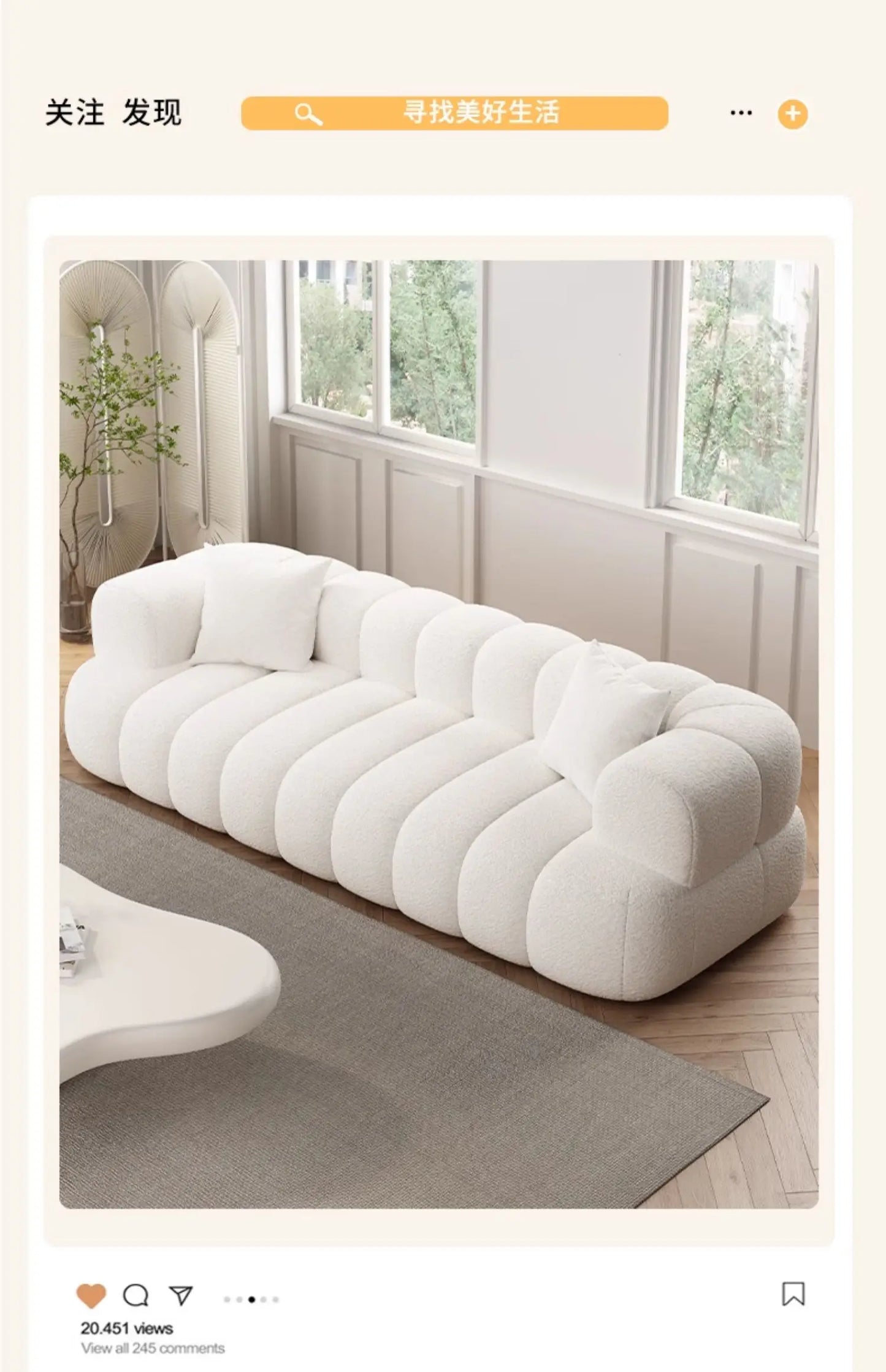 Soft Pillows Stylish European Modern Plush Reclining Sectional Sofa Comfortable Living Room Furniture Trendy Mueble Home Decor