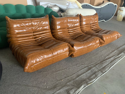 3 Seater Leather Sofa Set To-go Sofa Genuine Leather For Living Room