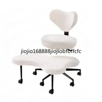 Cross Leg Chair - Meditation Chair with Wheels, ADHD Chair, Height Adjustable Seat, Adjustable Footstool