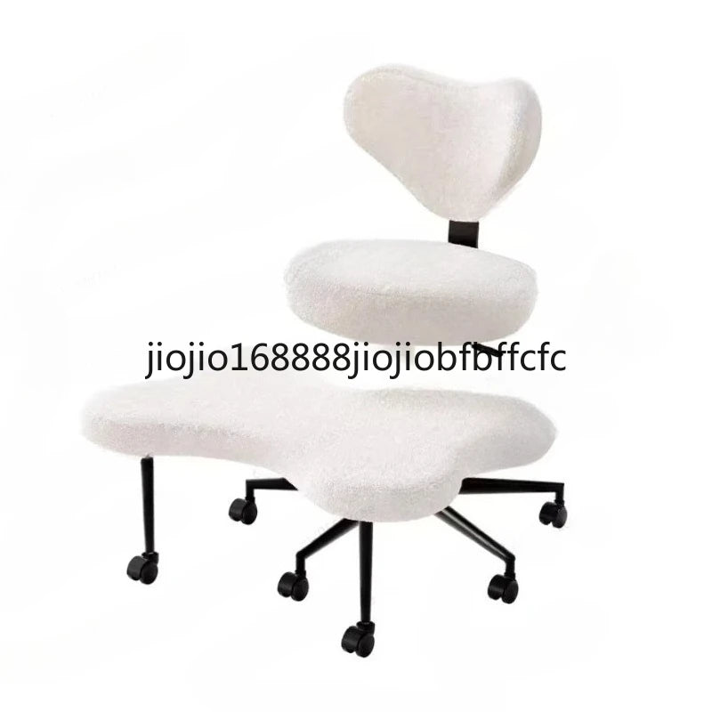 Cross Leg Chair - Meditation Chair with Wheels, ADHD Chair, Height Adjustable Seat, Adjustable Footstool