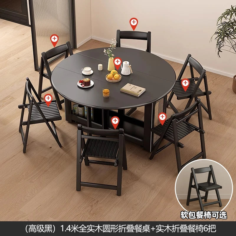 Waterproof Chair Dining Table Breakfast Modern Chair Side Dining Table Space Savers Round Set Sala Da Pranzo Home Furnitures