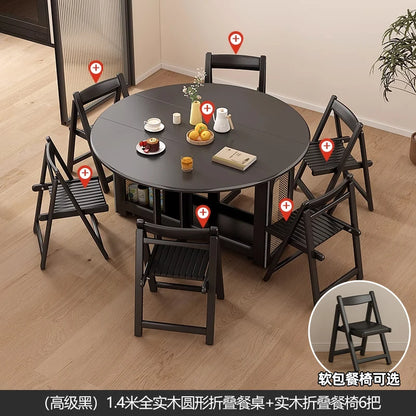 Waterproof Chair Dining Table Breakfast Modern Chair Side Dining Table Space Savers Round Set Sala Da Pranzo Home Furnitures