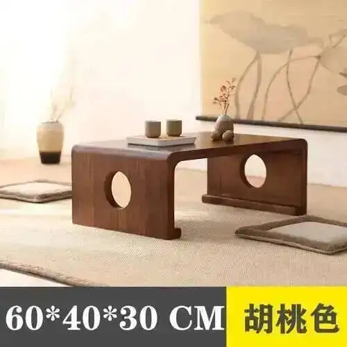 Designer Wood Coffee Table Small Modern Decoration Books Side Table Simple Aesthetic Mini Mesas Bajas Chinese Style Furniture