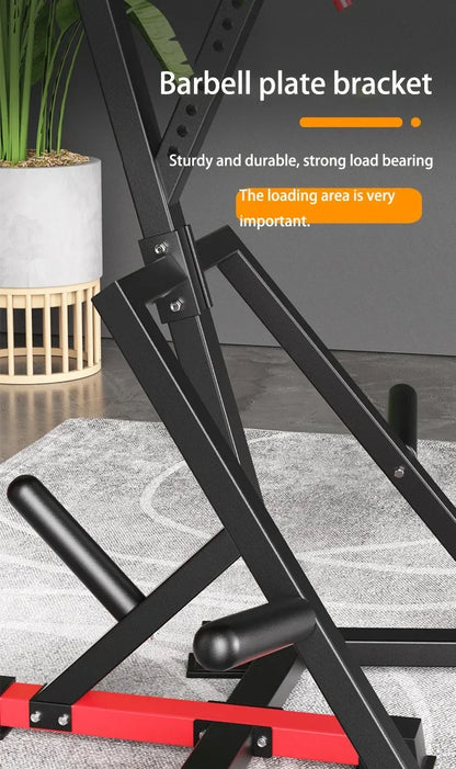 Huck squatting machine Horizontal push frame Weightlifting Strength Multi-function Trainer Fitness Equipment  Gym Home Exercise