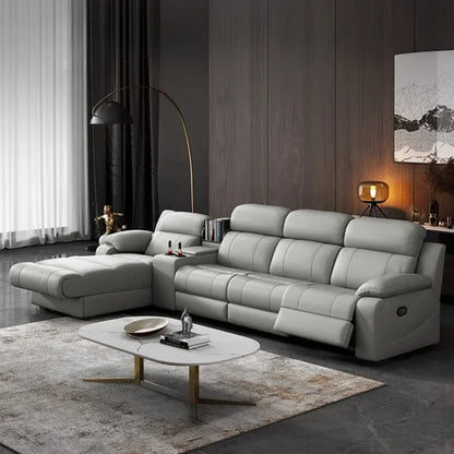 Italian Genuine Leather Sofas Luxury Recliner Designer Floor Lounge Sofa Sectionals Modern Woonkamerbanken Home Furniture