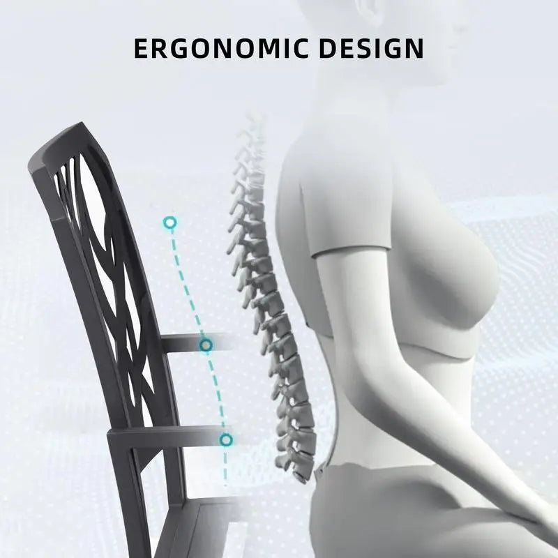 Aluminum Stationary Dining Chairs Set of 2 with Sunbrella Fabric Cushions, Branch-Like Backrest, FSC-Certified Wood Armrests,