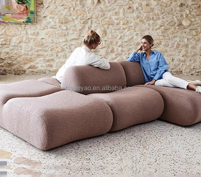 Vacuum compression sofa hot-selling style modular sofa living room sponge sofa
