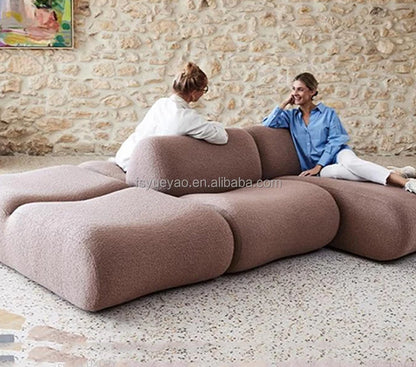 Vacuum compression sofa hot-selling style modular sofa living room sponge sofa